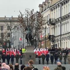 Wojewódzkie Obchody Narodowego Święta Niepodległości, w których uczestniczył Poczet Sztandarowy naszej szkoły.