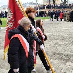 Wojewódzkie Obchody Narodowego Święta Niepodległości, w których uczestniczył Poczet Sztandarowy naszej szkoły.