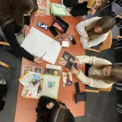 Udział w spotkaniu edukacyjnym w Muzeum Dialogu Kultur, temat - hejt i mowa nienawiści.