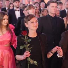 30 stycznia - Studniówka 2026 Zespołu Szkół Ekonomicznych przy Langiewicza w Kielcach w Hotelu Binkowski. Wspaniały polonez z prezydentką Agatą Wojdą